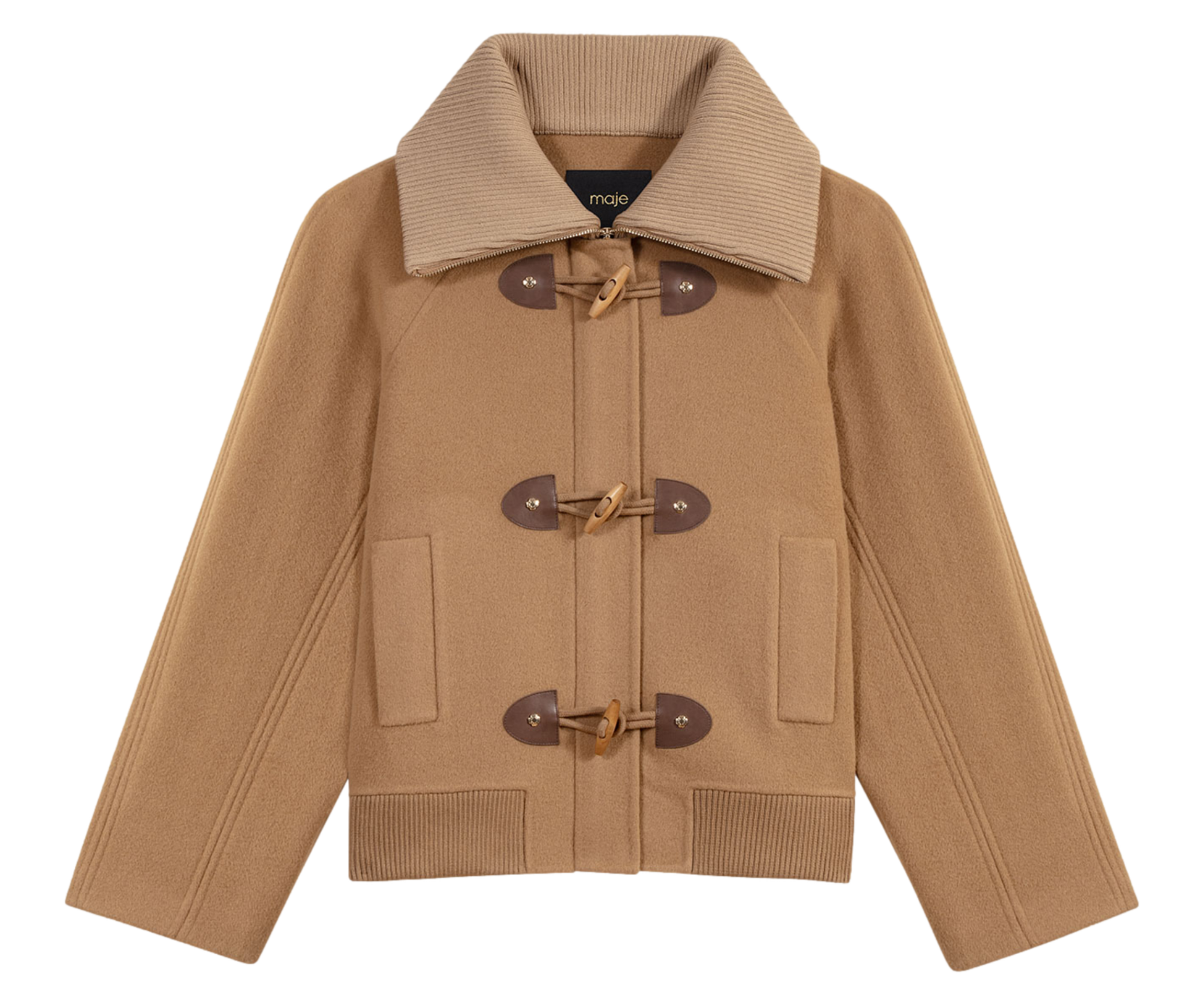 Blouson en laine mélangée | Beige