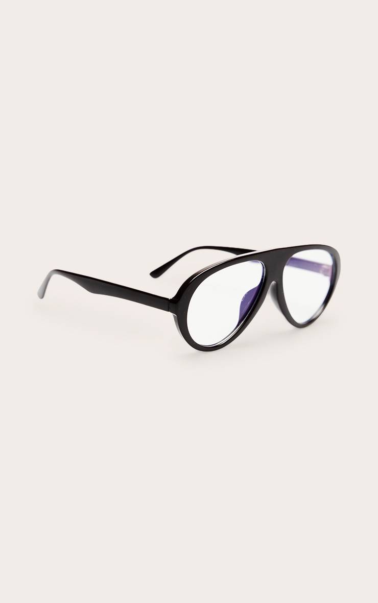 Chocolat Lunettes Anti-lumière Bleue À Monture Surdimensionnée