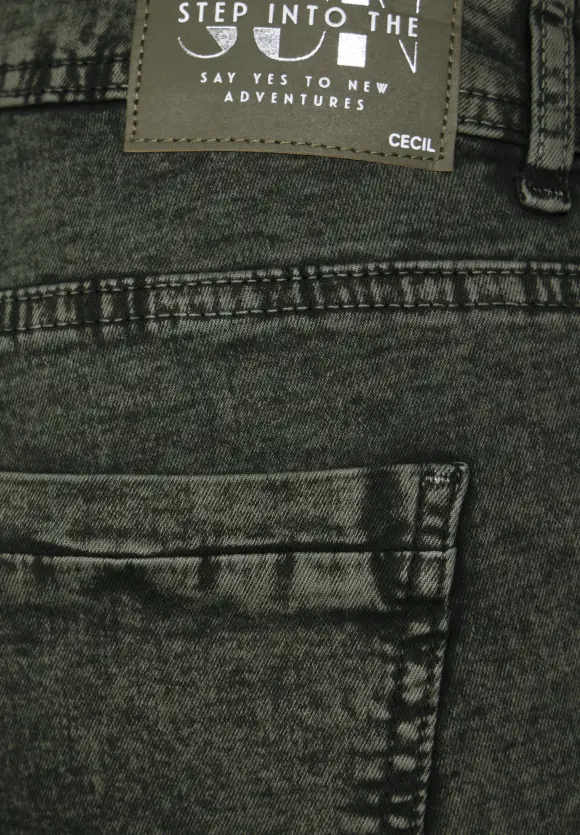 Casual Fit Color Hose - strong khaki