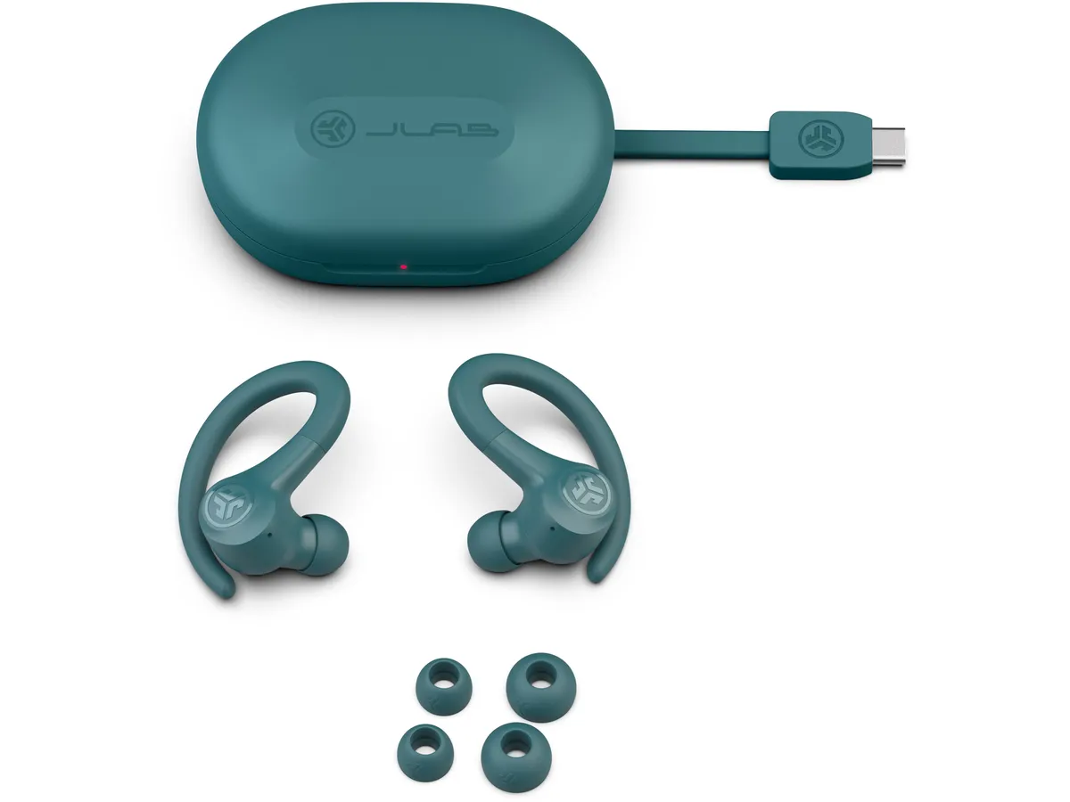 Go Air Sport TWS Bluetooth 5.1 In-Ear Kopfhörer Headset IP55   Ladecase (IEUEBGAIRSPRTRTEL124) - Teal