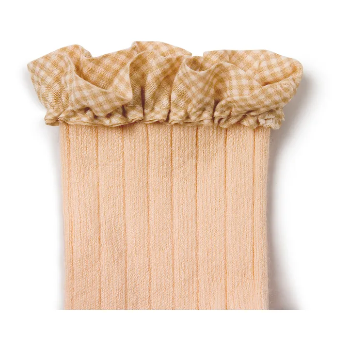 Collégien Chaussettes Brigitte | Rose poudré