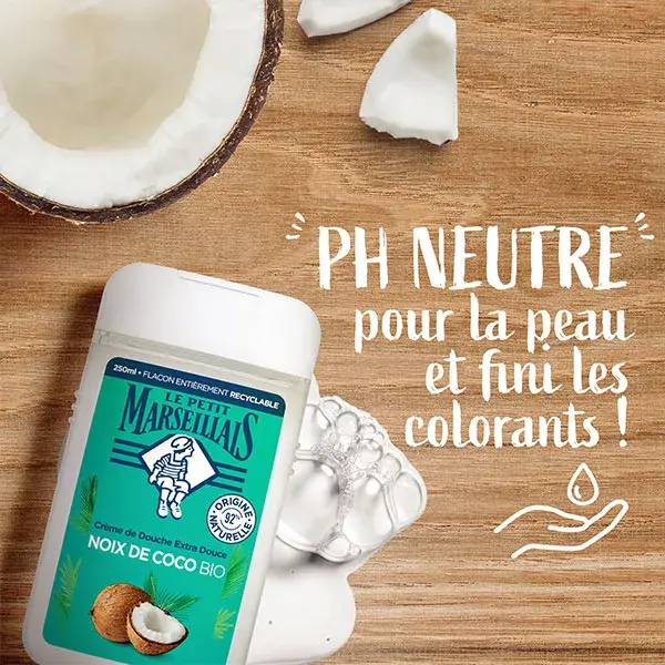 Le Petit Marseillais Creme de Banho Hidratante com Manteiga de Coco 250ml