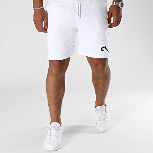 Short Jogging Wave Blanc Noir