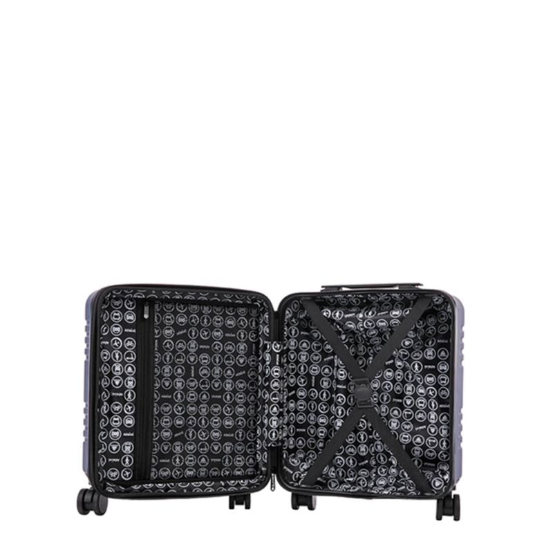 Valise underseat rigide Déclic Extensible 45 cm Bleu foncé