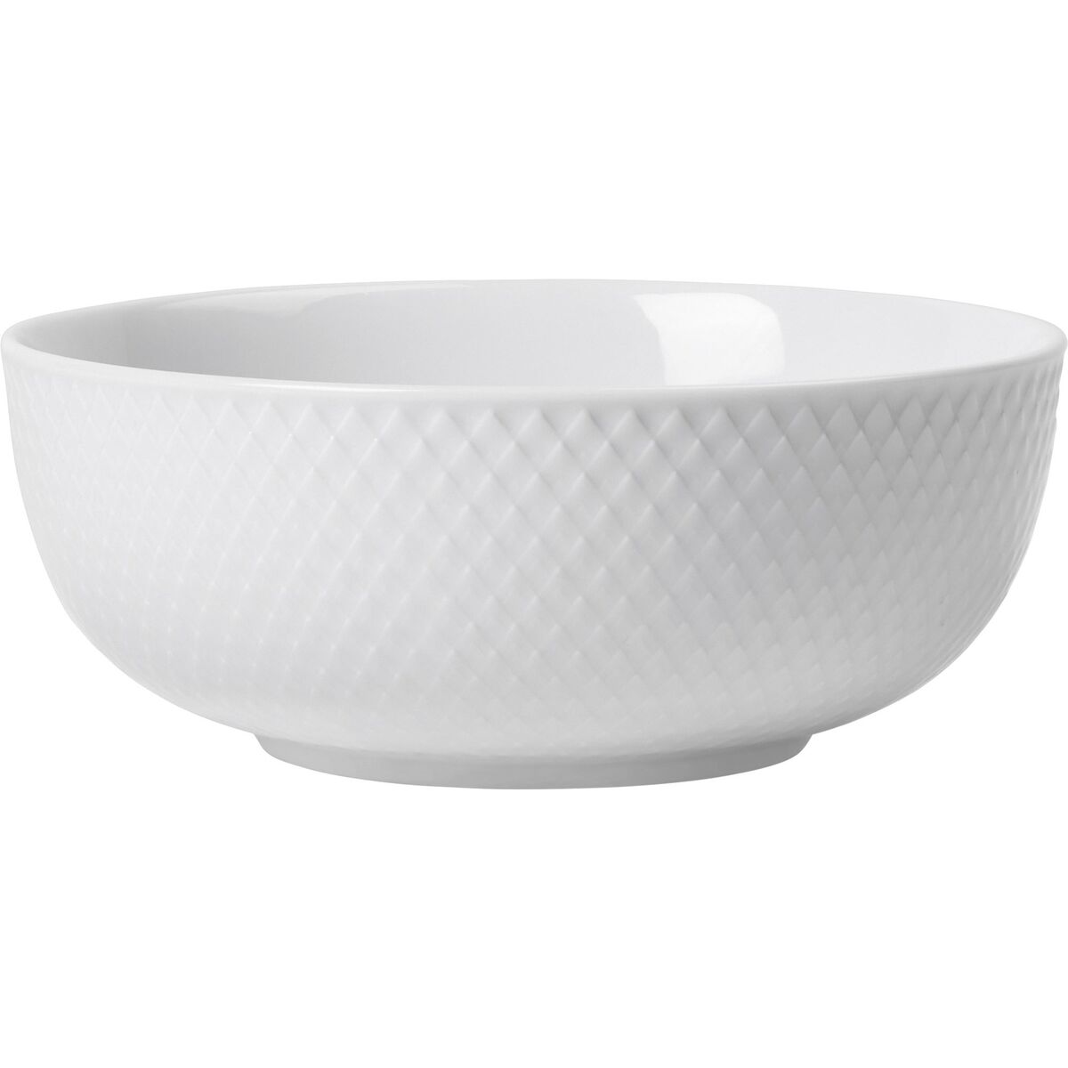 Rhombe skål Ø15.5 cm, hvit