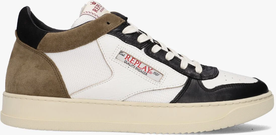 REPLAY witte replay hoge sneaker reload cordoba