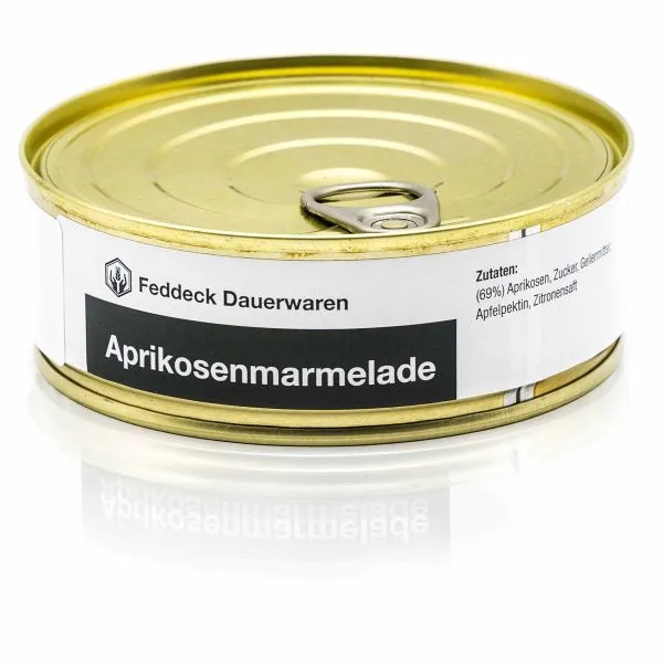 Feddeck Dauerwaren -  Dosenmarmelade Aprikose 200 g