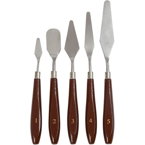 Malekniver, L: 17-23 cm, B: 1,5-2,5 cm, 5 stk./ 1 pk.