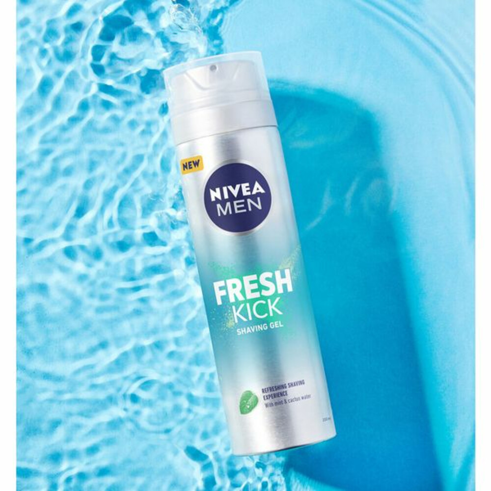 Nivea Men Scheergel Fresh Kick200 ml
