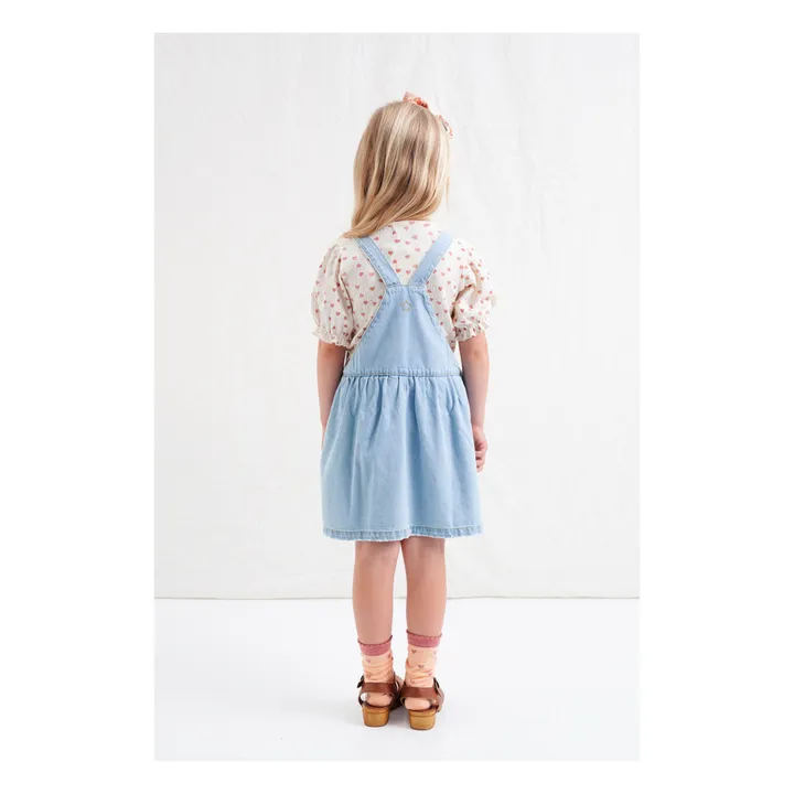 Tocoto Vintage Robe Salopette en Jean | Bleu