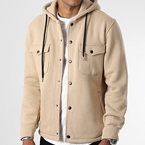Surchemise Uni Avec Capuche 2492 Beige