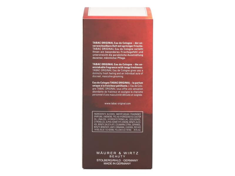 TABAC ORIGINAL Eau de Cologne Original 100 ml Herb-Würziger Duft für Männer