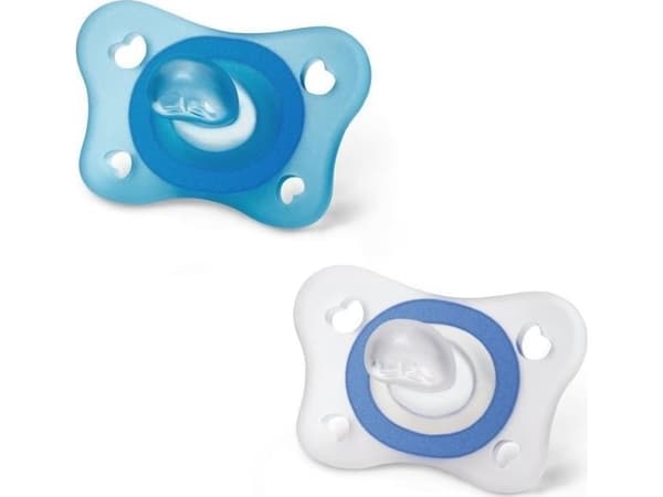 Chicco 732312-beroligende smokk PF MINI SO FT SILIKONE. 2 STK KJØLE
