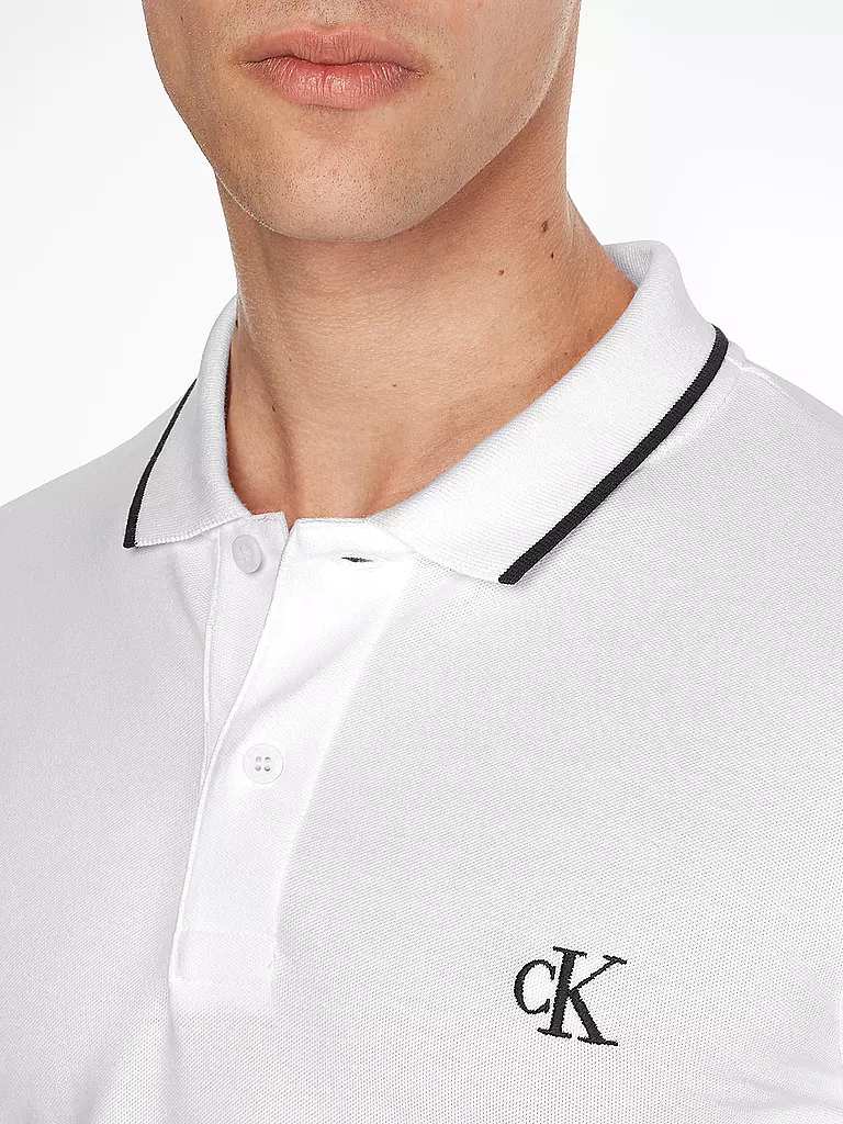 CALVIN KLEIN JEANS Poloshirt weiss
