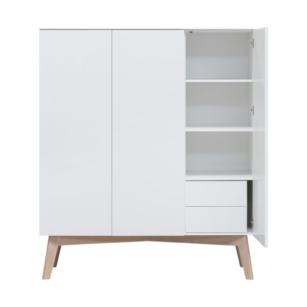 Kidsmill Sixties Ladeblok Kledingkast - Wit