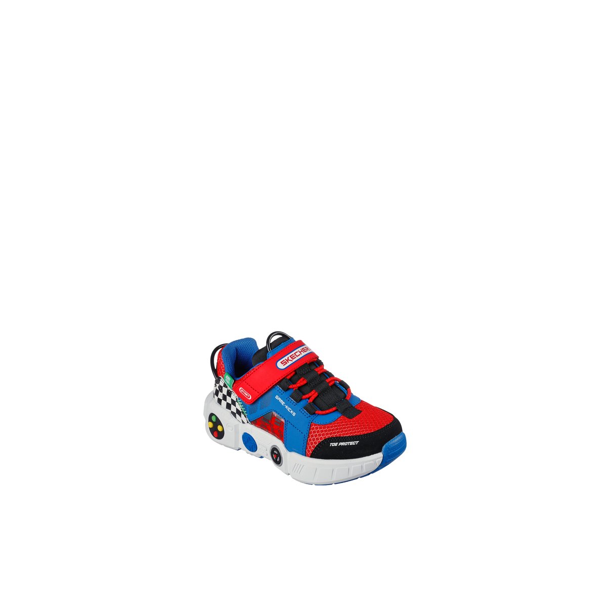 2X les points-Gametrnxv-jb-Baskets - Talon plat - Autre Bleu