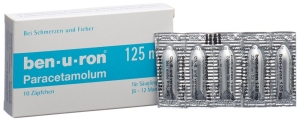 BEN-U-RON Zäpfchen 125 mg Bébé, 10 Stück