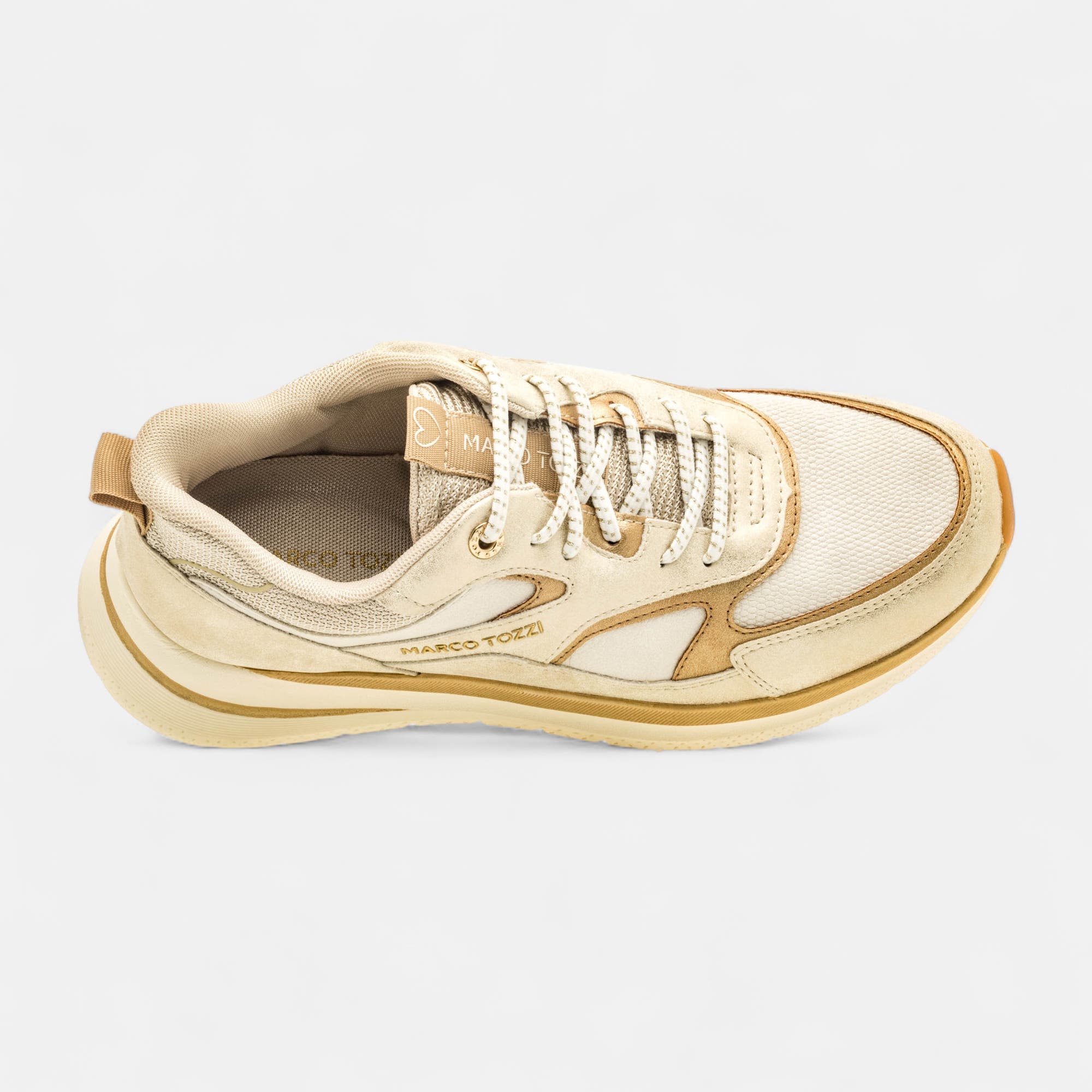 Baskets basses Femme or