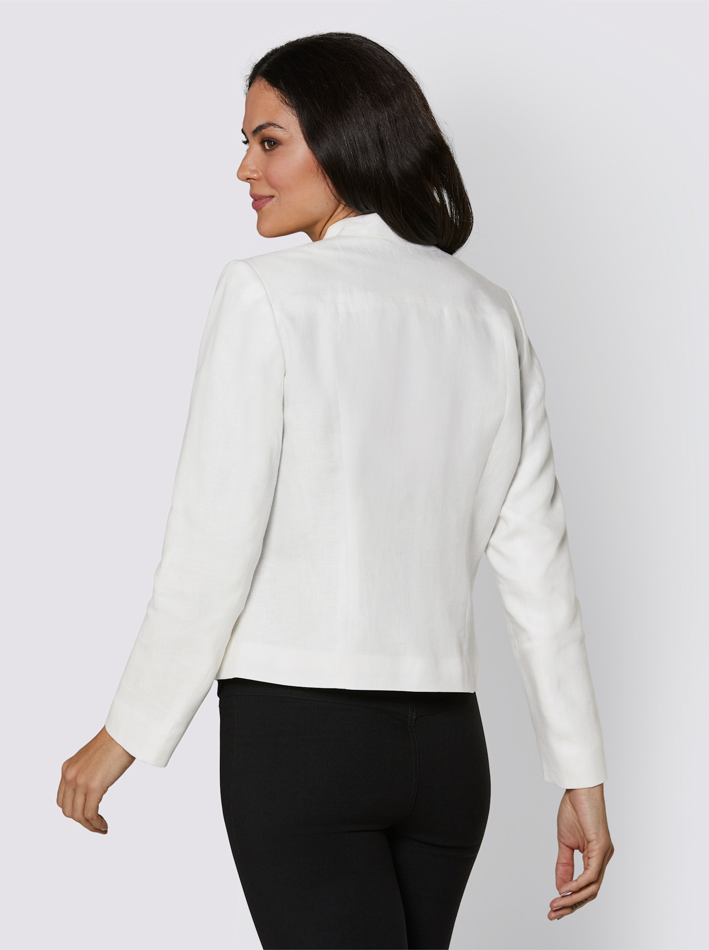 Leinen-Blazer