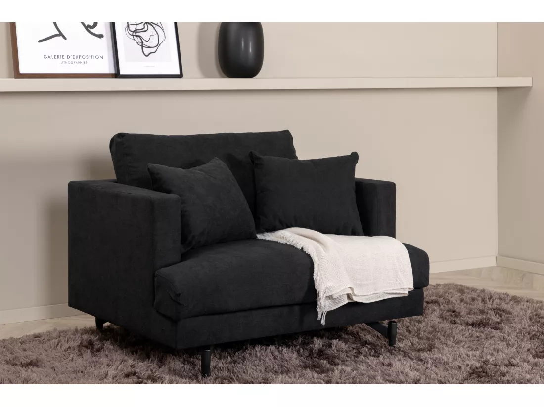 Fauteuil SOFIA AC 1NOS 108x92x82 Noir