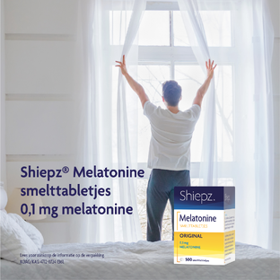 Shiepz Melatonine Original Smelttabletjes 500TB