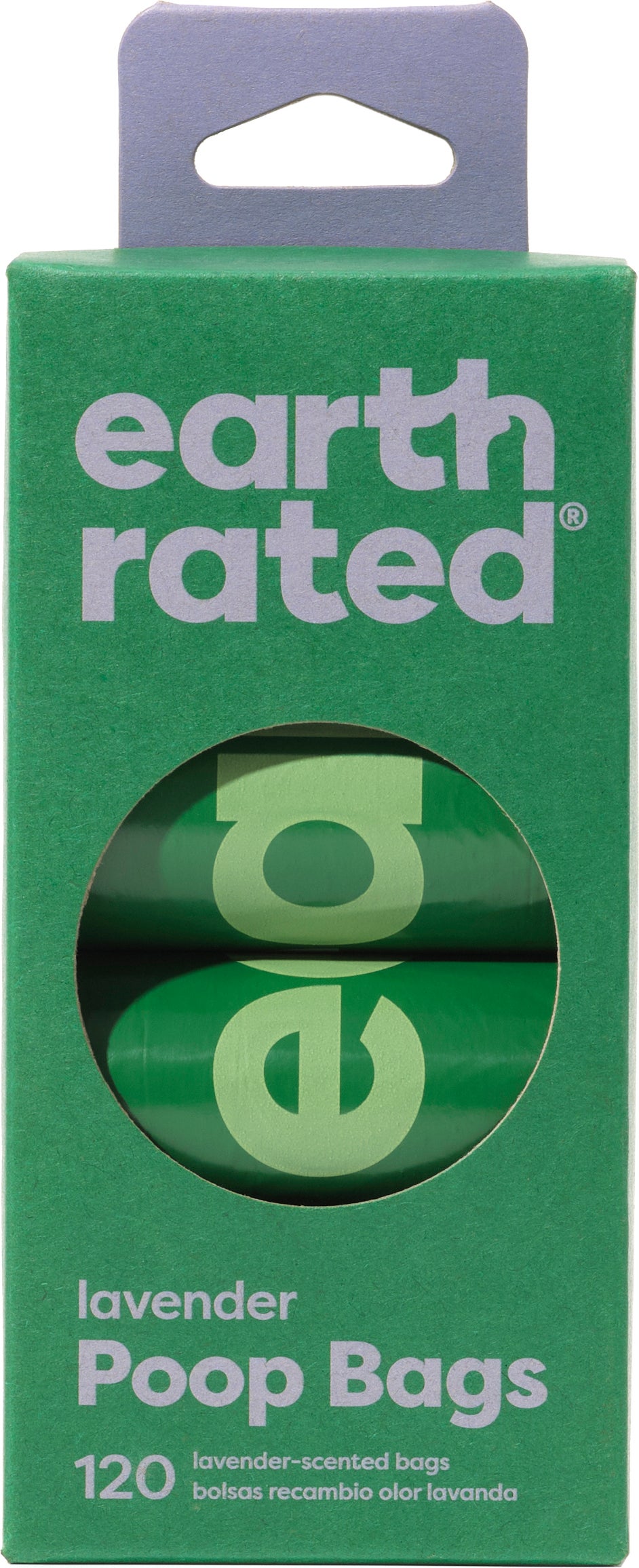 Earth Rated poepzakjes lavendel 8 x 15 stuks