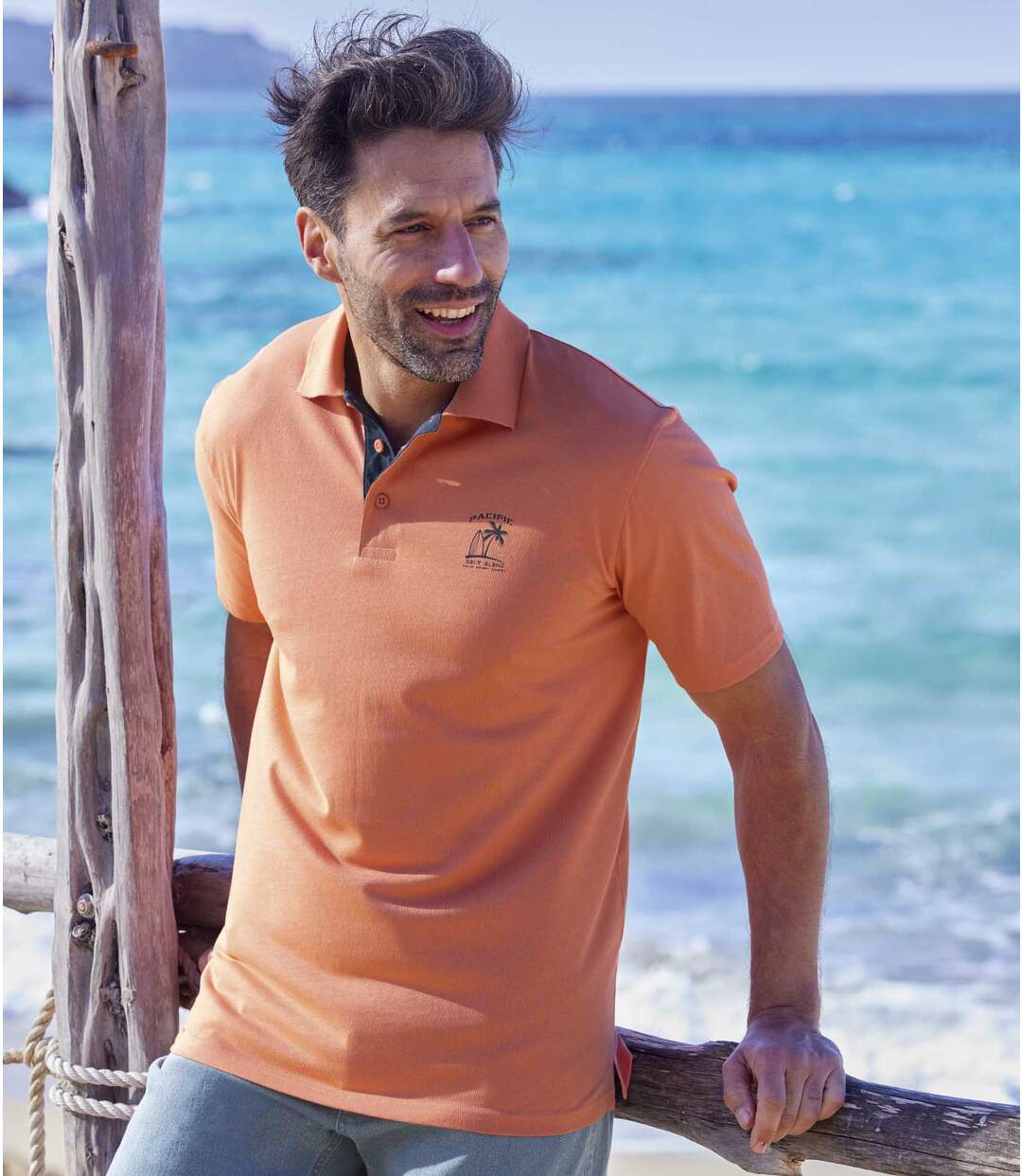 Lot de 3 Polos Pacific Island