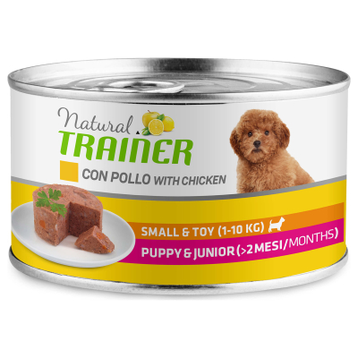 Trainer Hundefutter Natural Small & Toy Puppy & Junior Huhn 24x150g