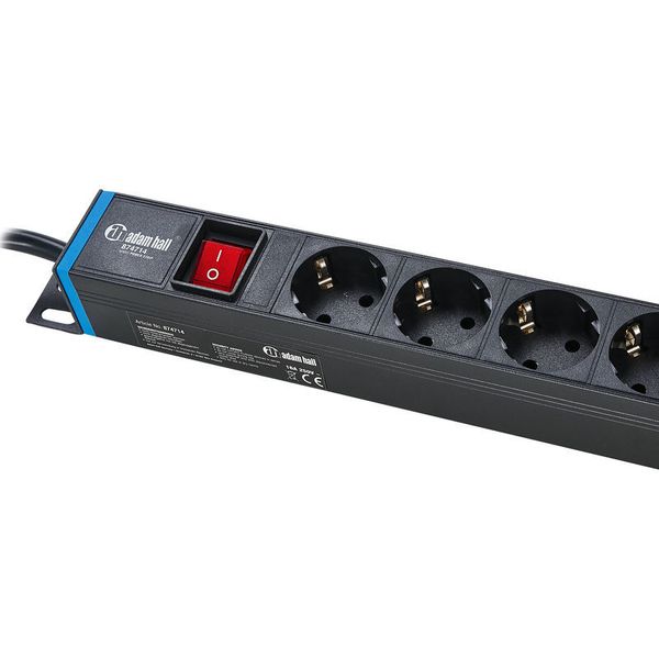 Adam Hall 874714 Power Strip 1U
