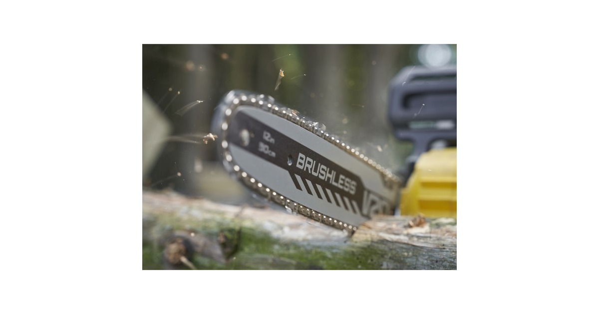 StanleyFATMAX 20V Brushless kettingzaag  (Geel/zwart, 30 cm, accu en lader inbegrepen)