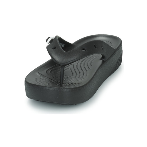 Crocs - CLASSIC PLATFORM FLIP W - Noir
