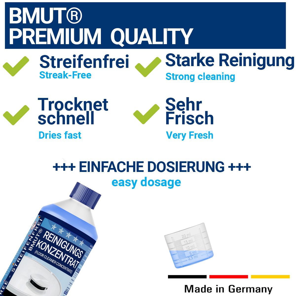 BMUT Wischroboter Reinigungsmittel Konzentrat