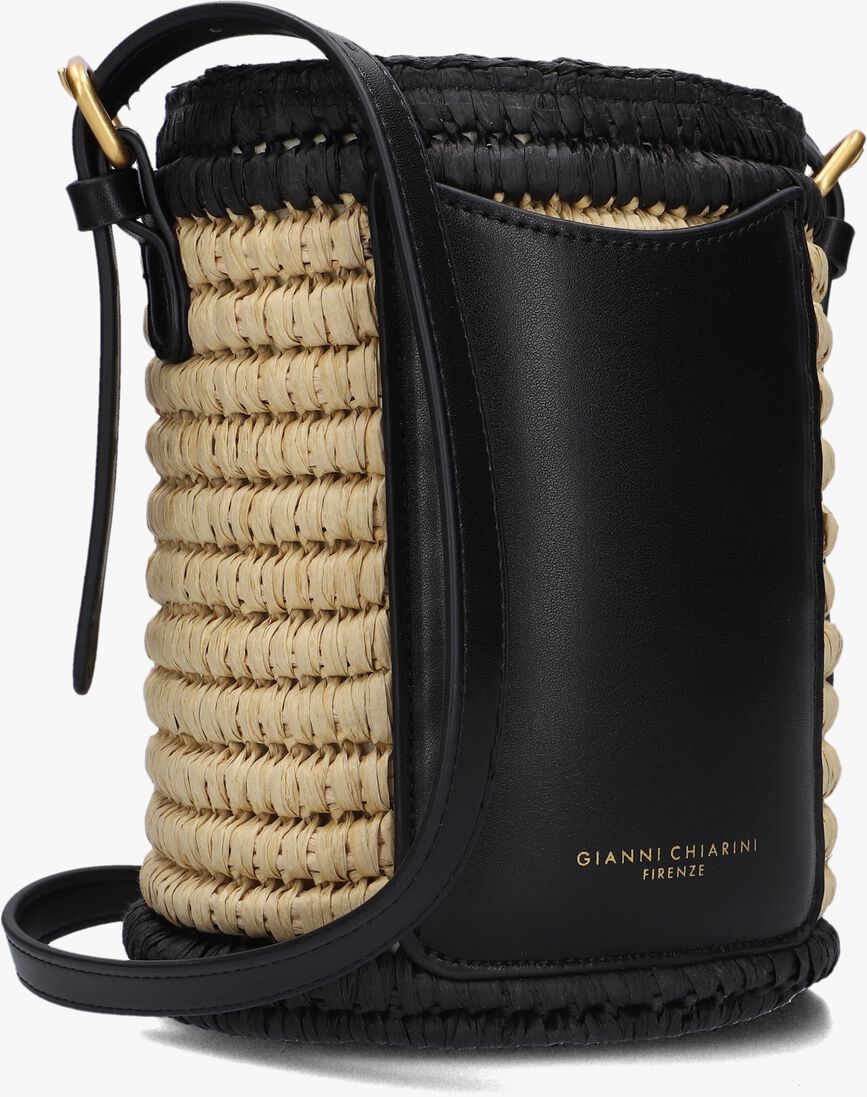 zwarte gianni chiarini schoudertas mae