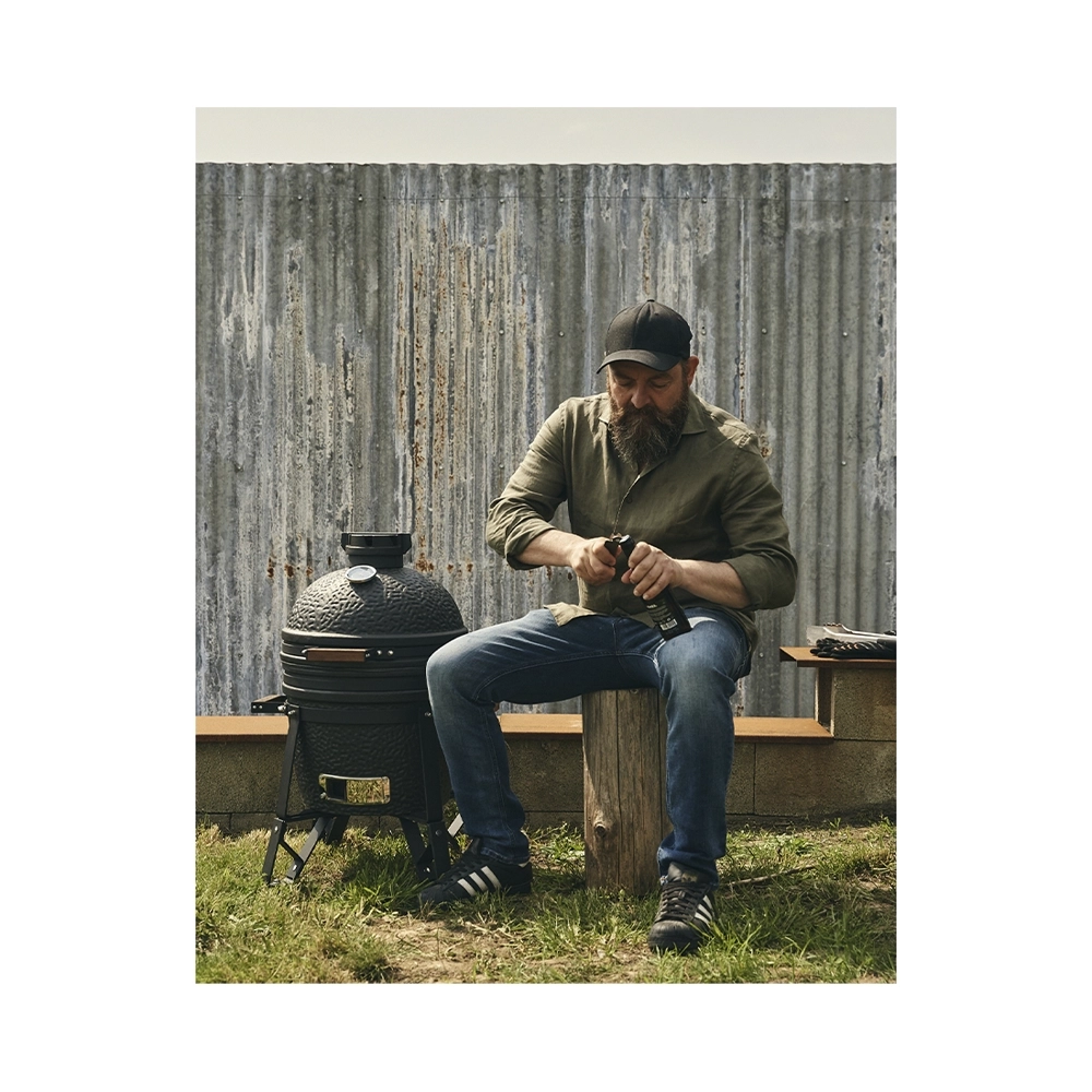 THE BASTARD Kamadogrill Urban Compact schwarz matt