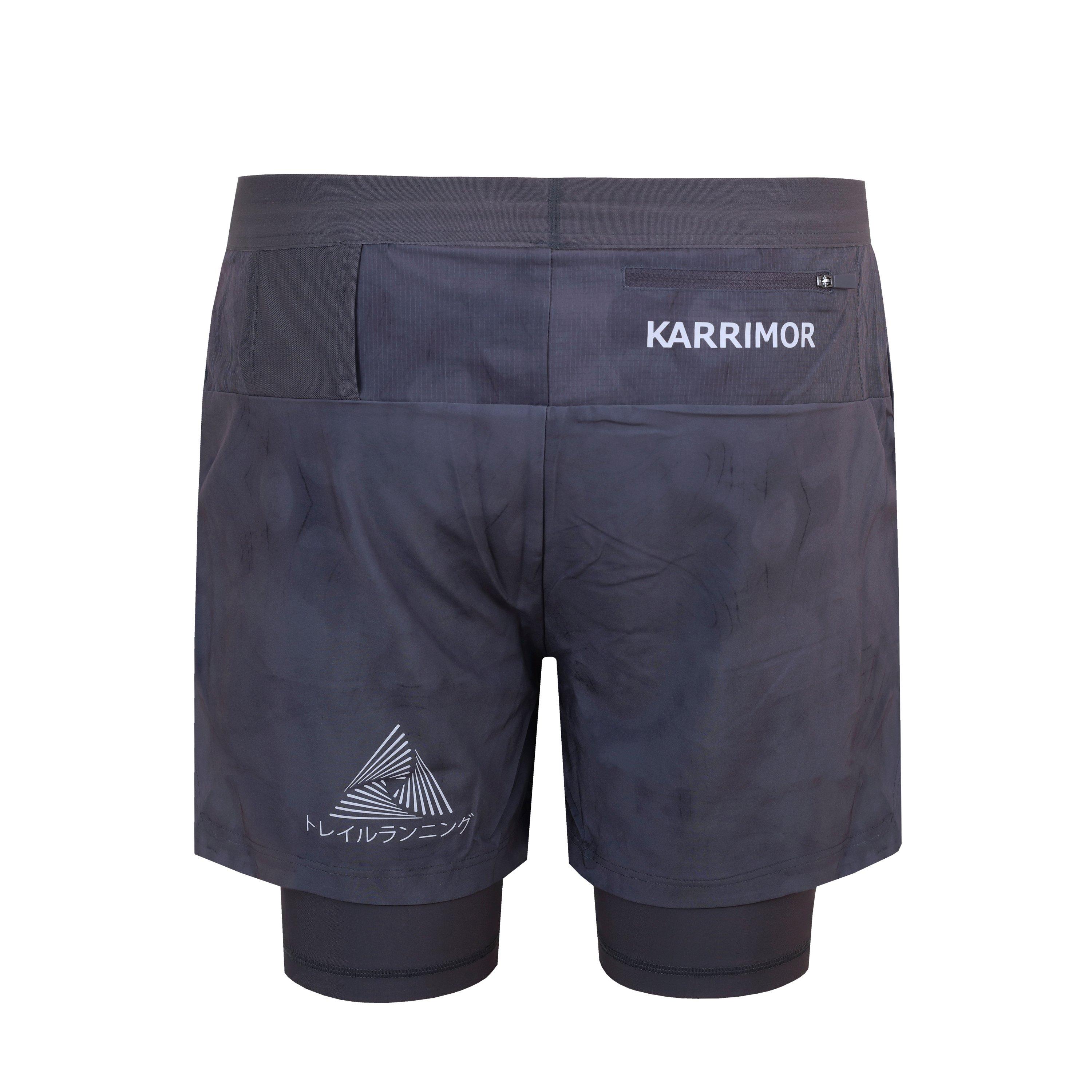 Karrimor Running Club Trail 2 in 1 Shorts Mens