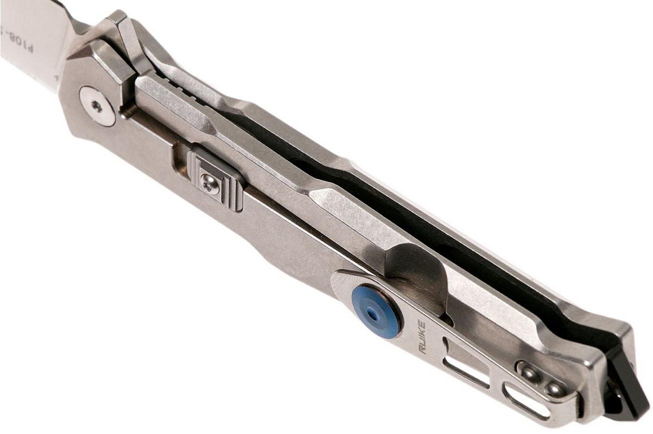 Ruike P108-SF Blue zakmes, Stonewashed frame