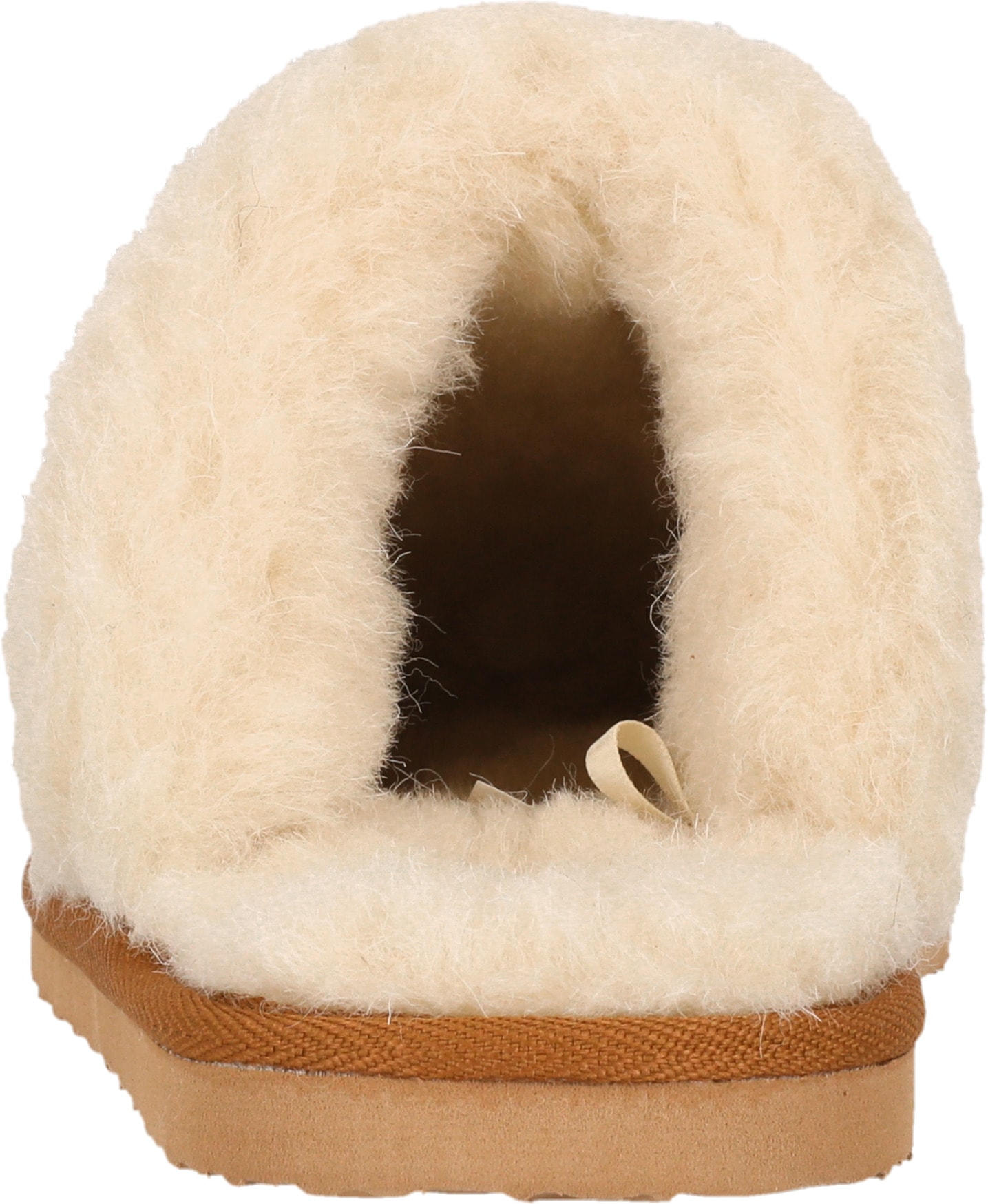 WHISTLER Hausschuh »Carini W Leather Warm Slipper«  Pantoffel,Clog,Mule,Flats mit Fellkragen