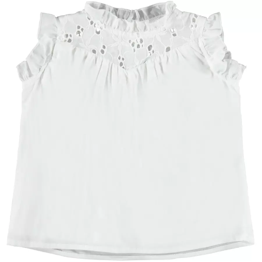 name it Bluse Nmffanne Bright White