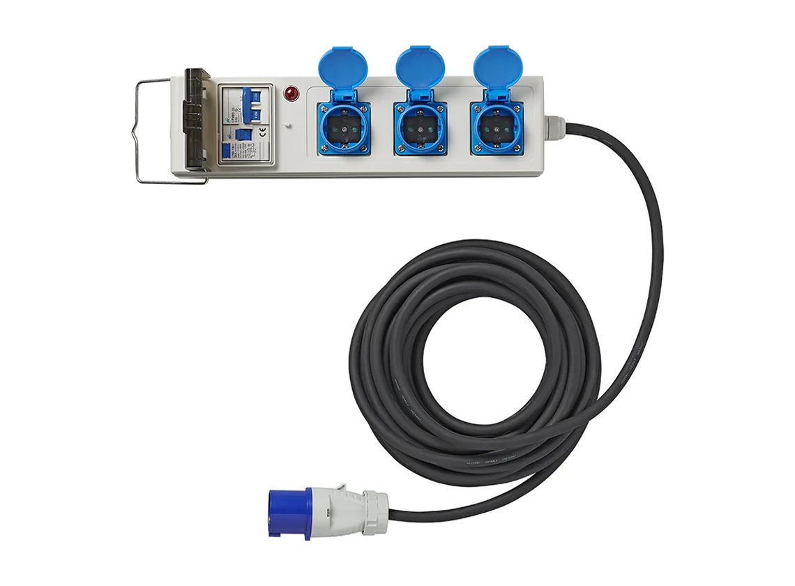 ProPlus tent/vouwwagen verdeeldoos - 20 meter