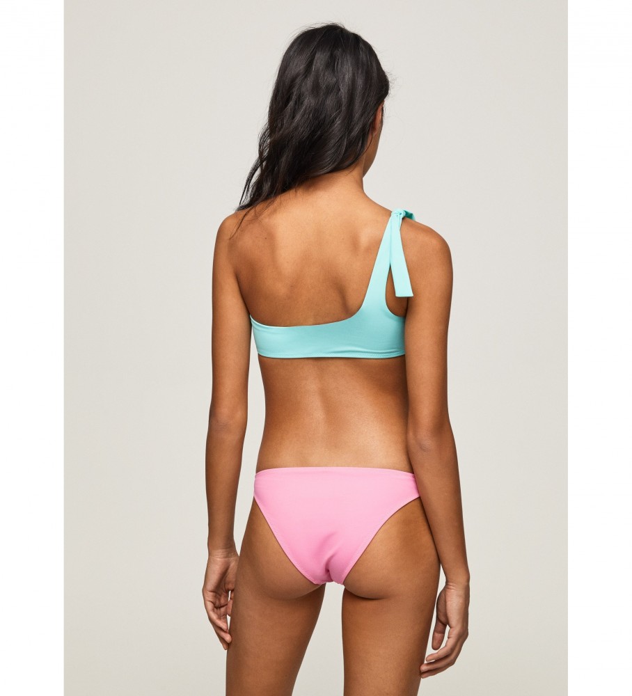 Calcinha de biquíni rosa mutia da Pepe Jeans