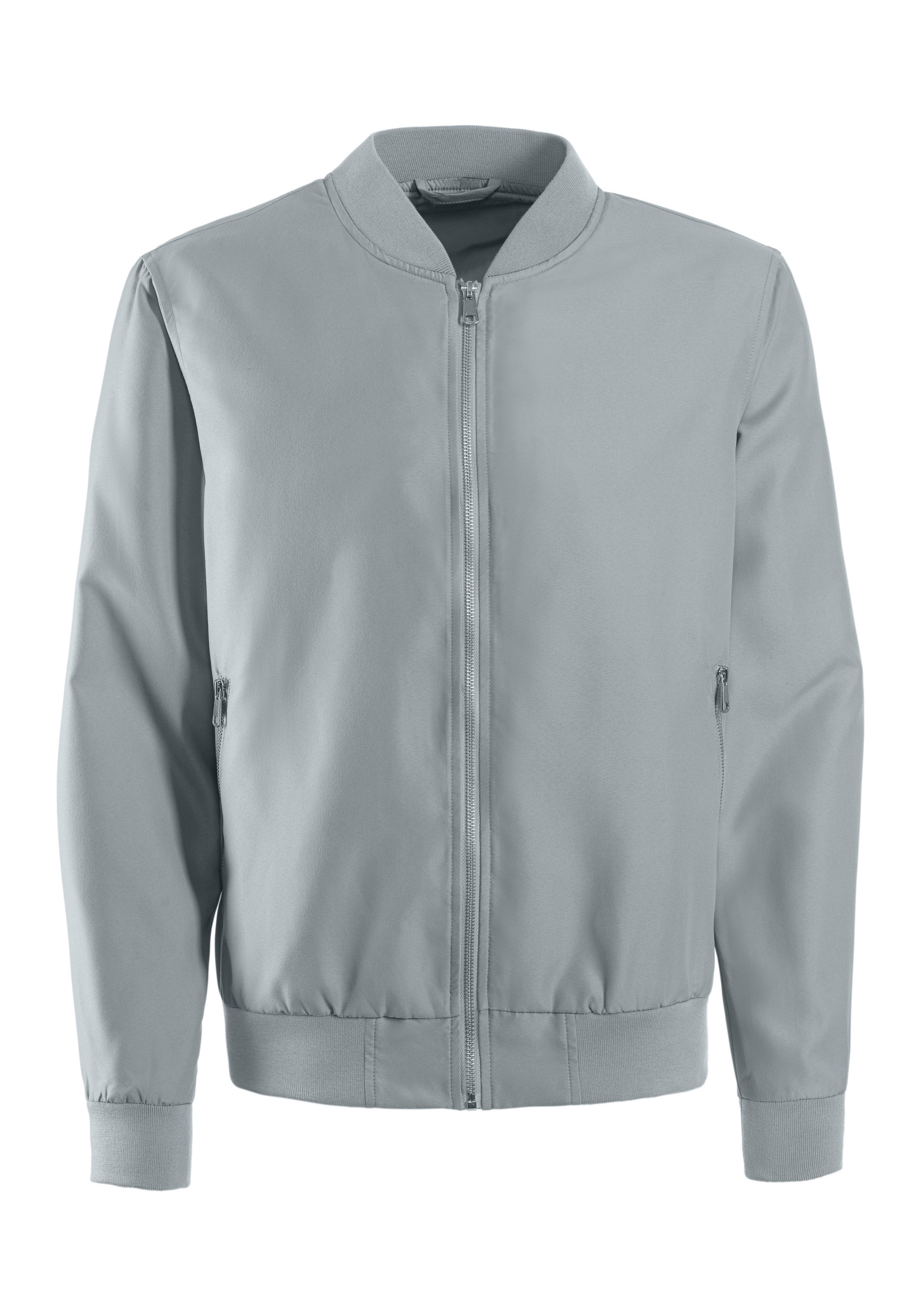 John Devin Bomberjacke »/ Blouson mit Rippkragen« , Pilotenjacke / Übergangsjacke mit Innentasche, regular fit