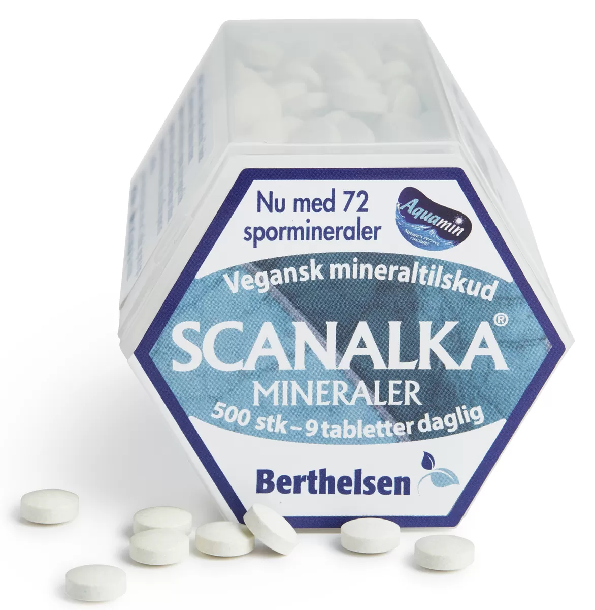 Berthelsen Scanalka Mineraler - 500 tabl.