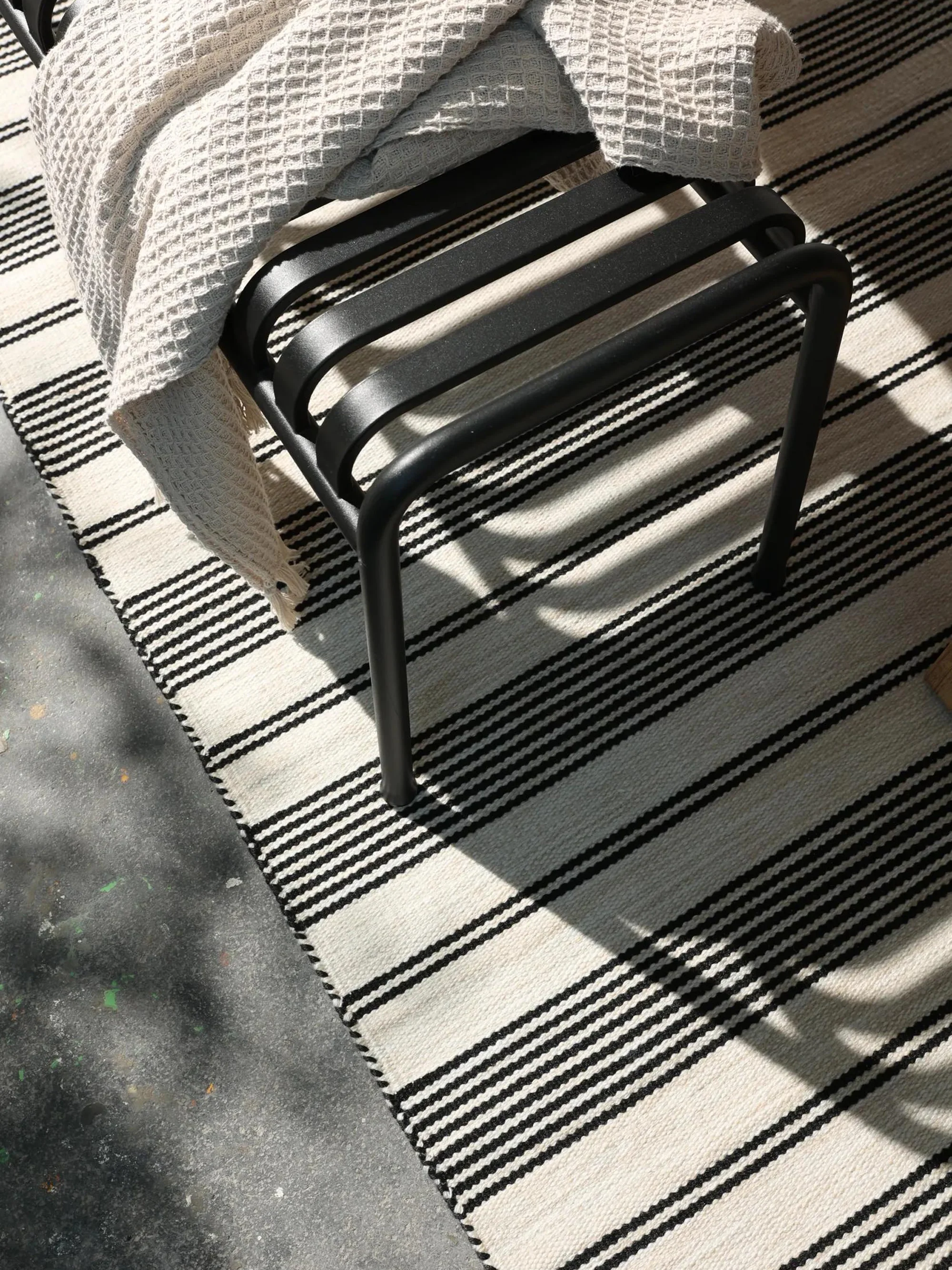 Handgeweven in- & outdoor vloerkleed Rida