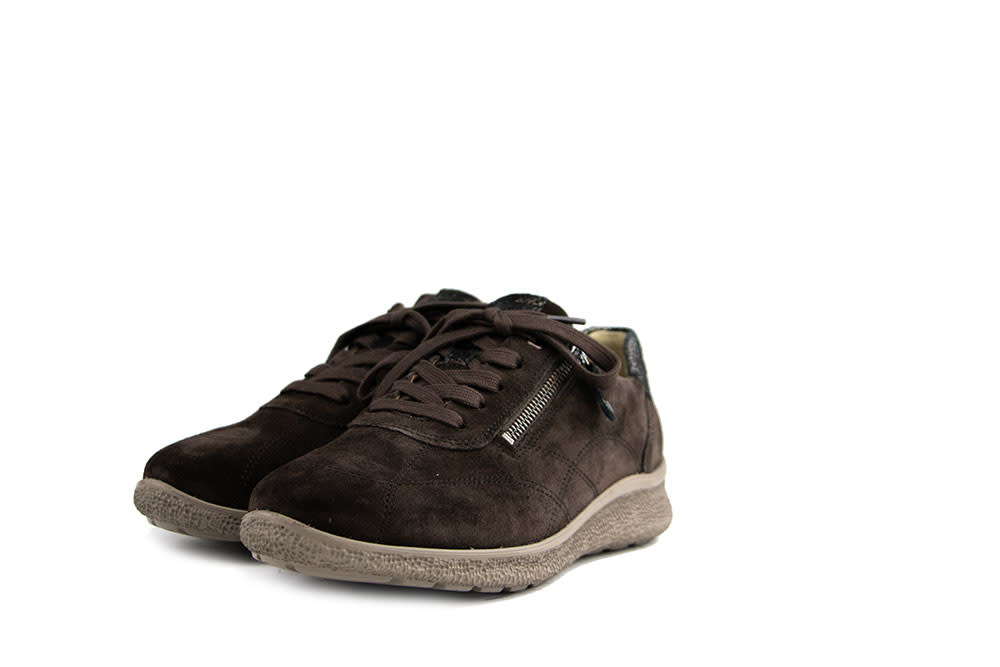 Hartjes Rap Shoe Dunkelbraun Altgold