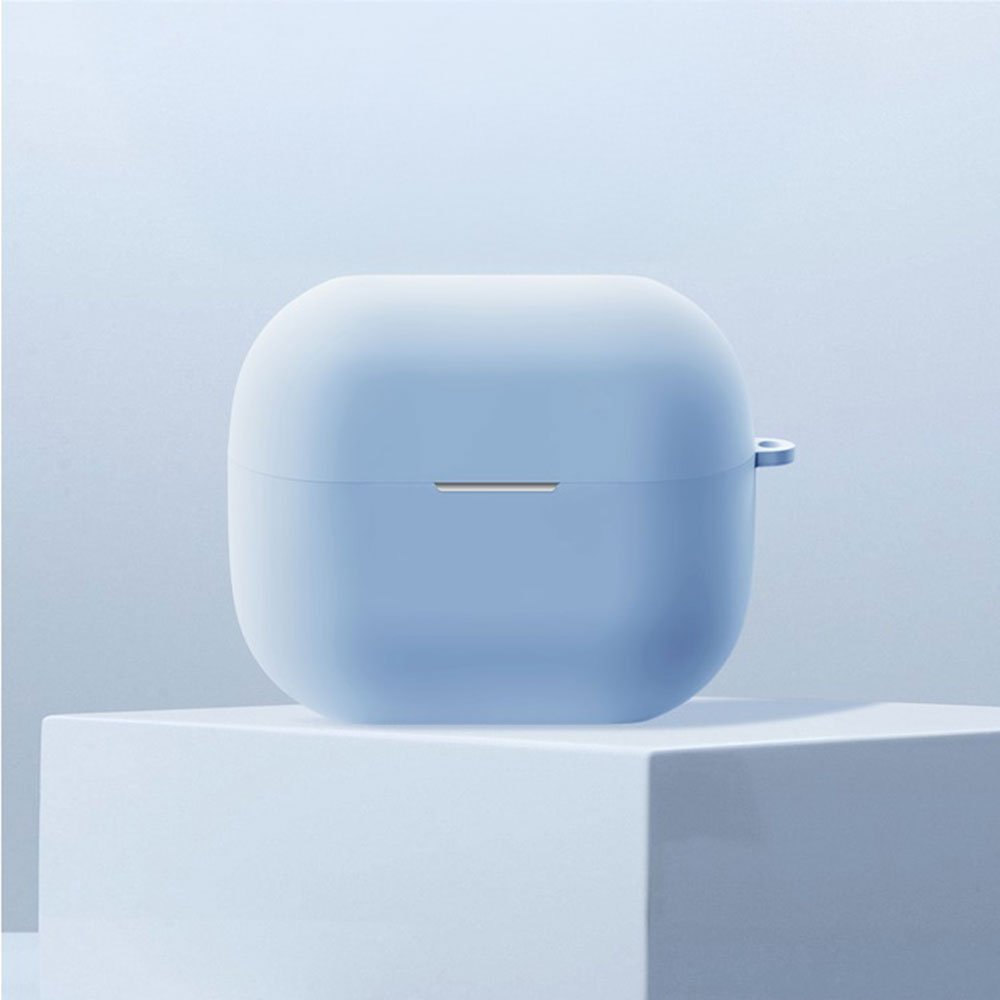 Samsung Galaxy Buds 3 / Buds 3 Pro Silikon Schutzhülle Abdeckung mit Karabinerhaken - Rosa