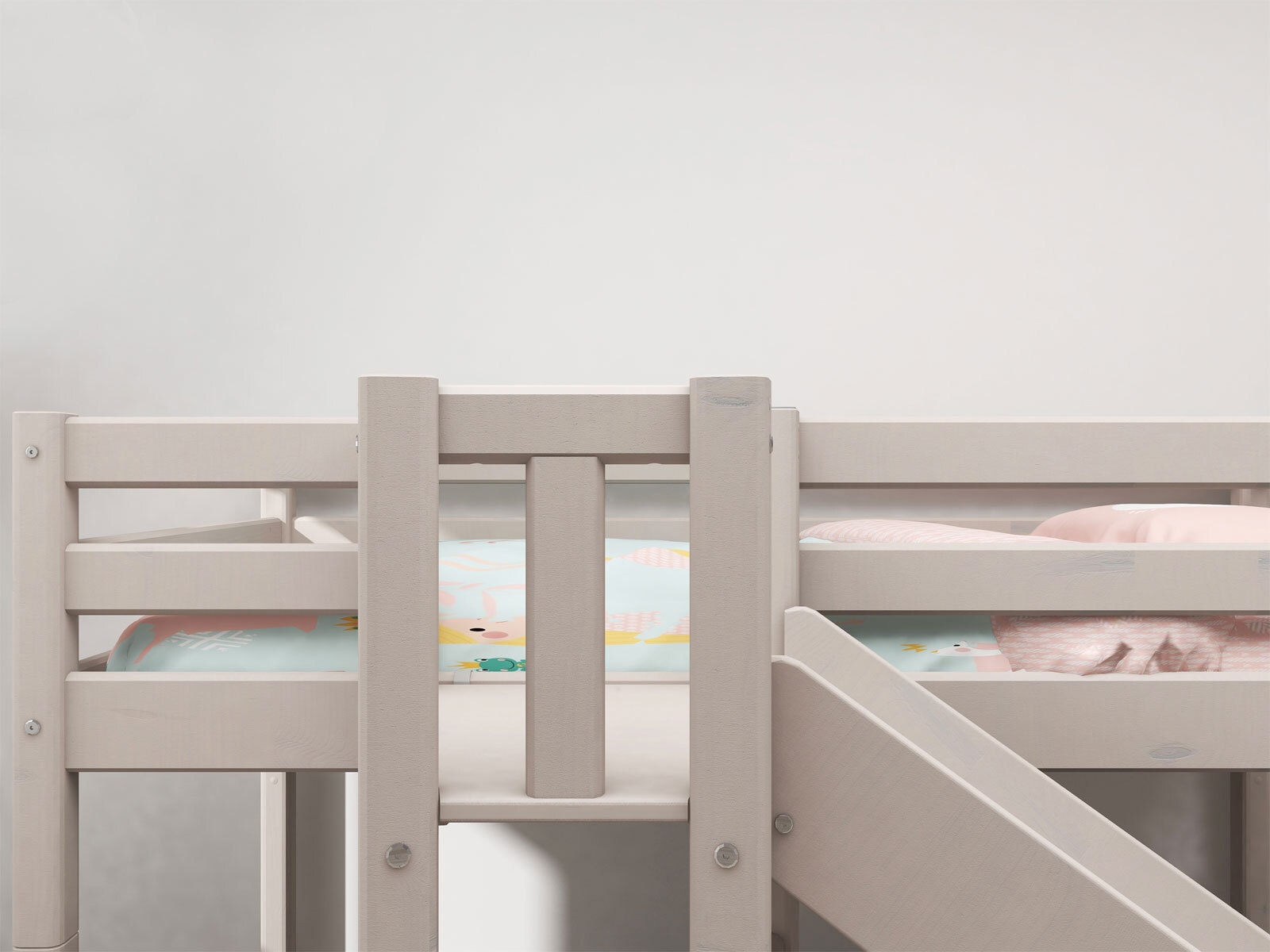 FLEXA Spielbett CLASSIC mit Rutsche und Plattform