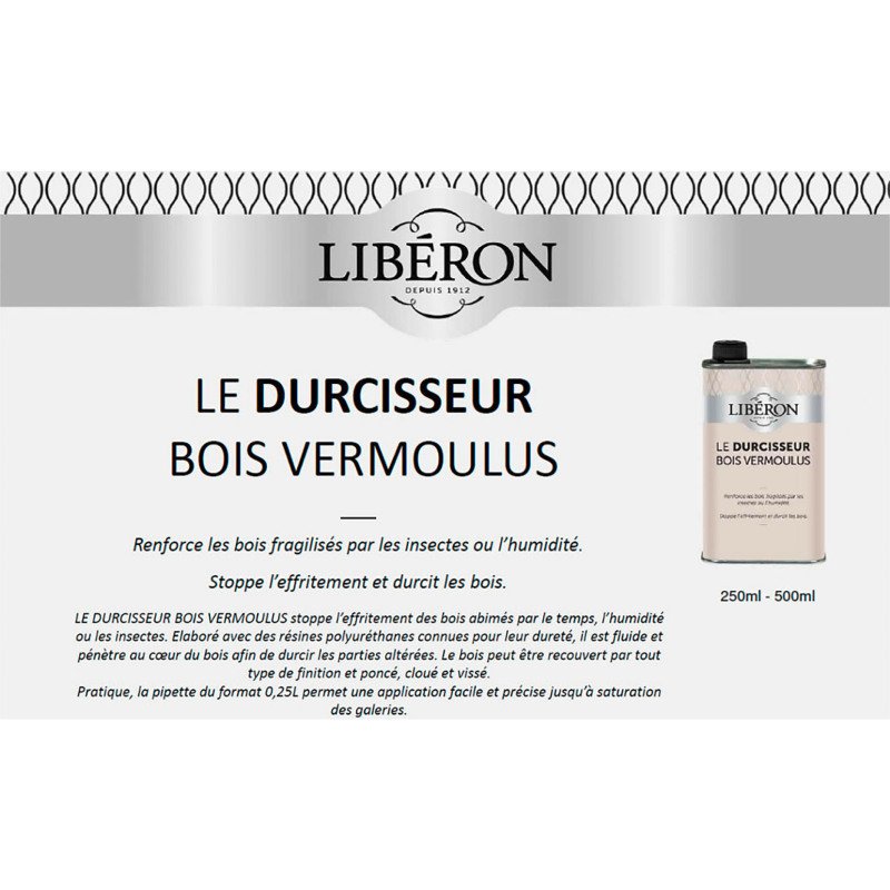 Durcisseur bois vermoulus 250 ml