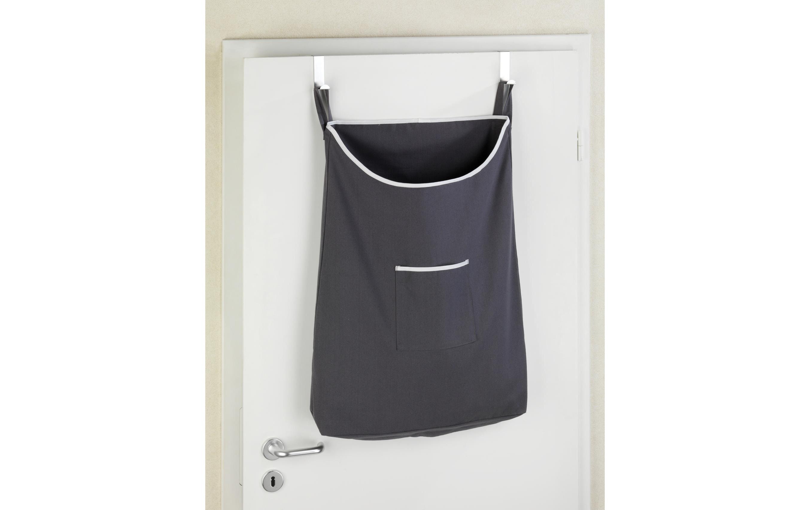 Wäschesammler Canguro 65 l, Grau/SilberWäschesack aus hochwertiger Baumwolle