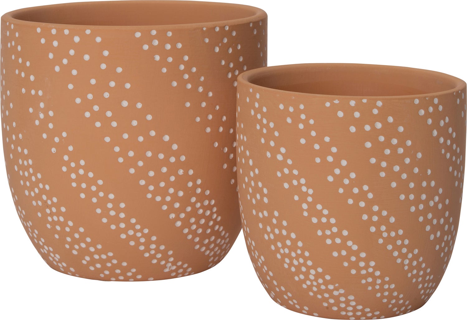 Intratuin bloempot Ids terracotta D 13,5 H 12,5 cm