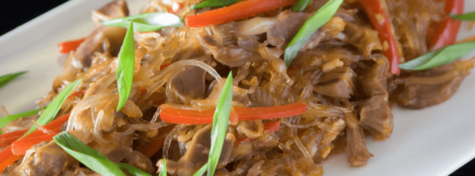 Glasnoedelsalade